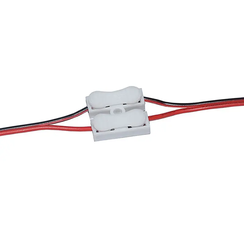 Самоблокирующиеся нажимные клеммы CH-2 2pin быстрый соединитель без сварки зажим