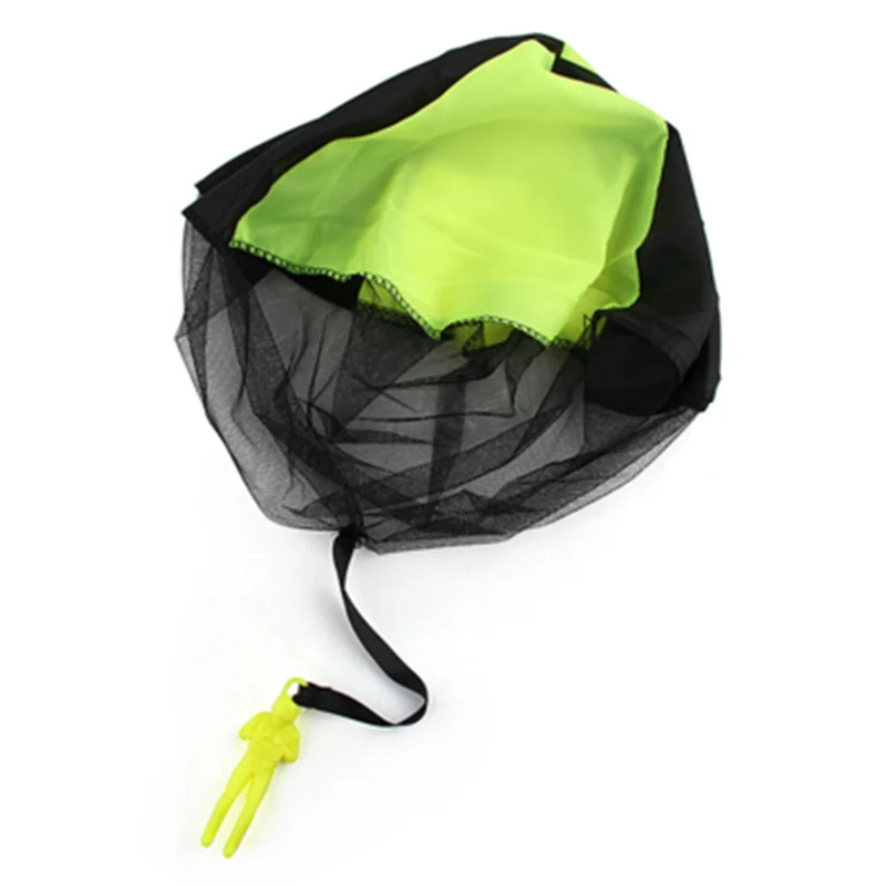 2pcs green 2 шт хватать руками дети мини легкий игрушечный парашют игрушки для детей уличные игры солдат Спорт на открытом воздухе развивающая игрушка для детей - Цвет: 2pcs green