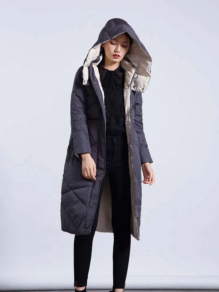 

2019 new arrival winter and autumn women down coat jackets length