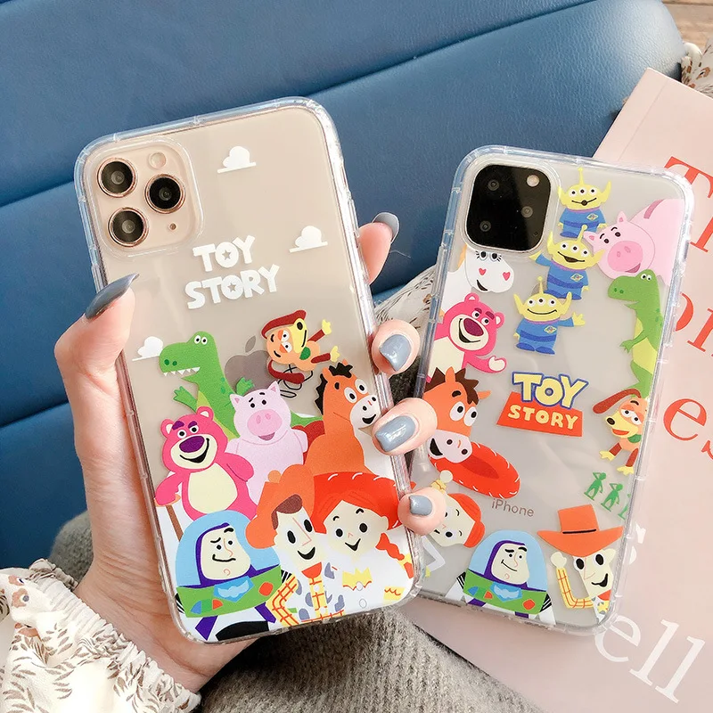 Симпатичные Disney чехол для телефона Apple IPhone 7 8 SE2 7Plus 8Plus XS Max 11 Pro 12 задней панели