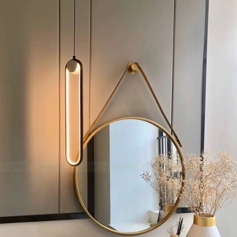 Скандинавская спальня подвеска у кровати Светильники для гостиной настенный