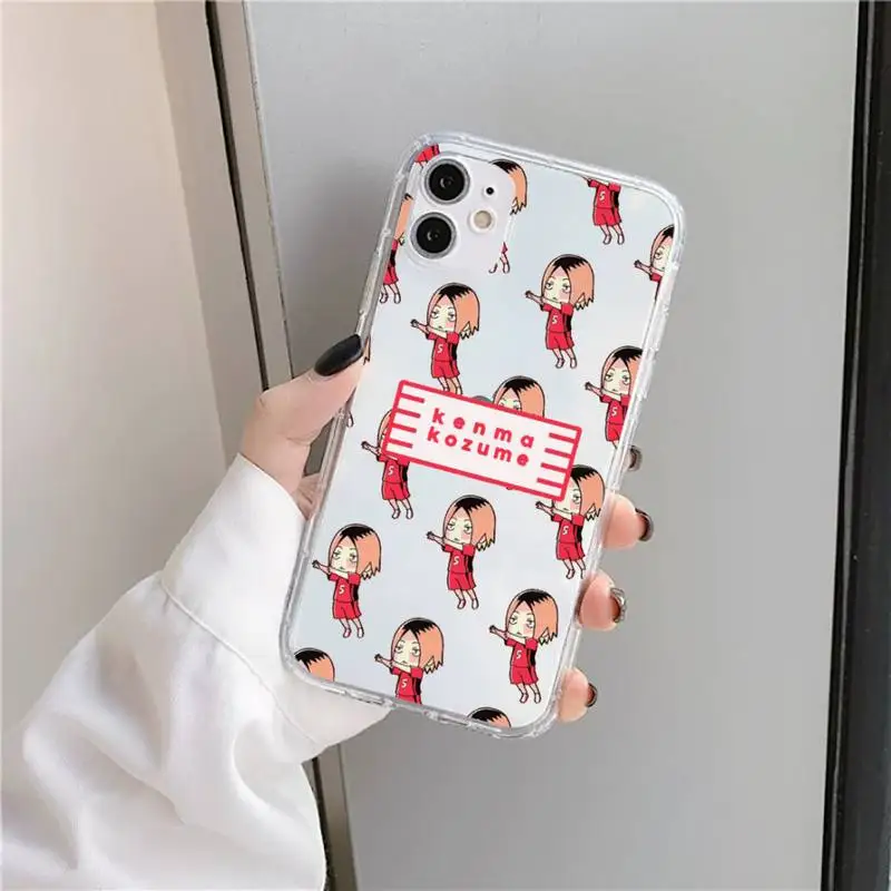 

Kenma Kozume of Haikyuu Phone Case Transparent for iPhone 11 12 mini pro XS MAX 8 7 6 6S Plus X 5S SE 2020 XR