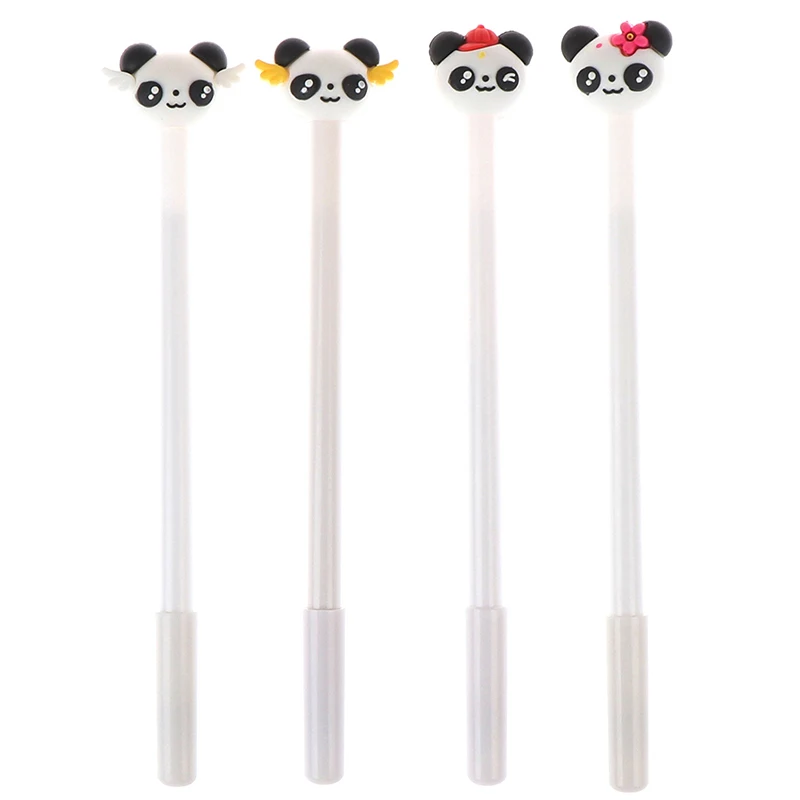 

1pc Korean Stationery Cute Panda Gel Pen School Office Kawaii Supplies Novel Creative Gift Handles