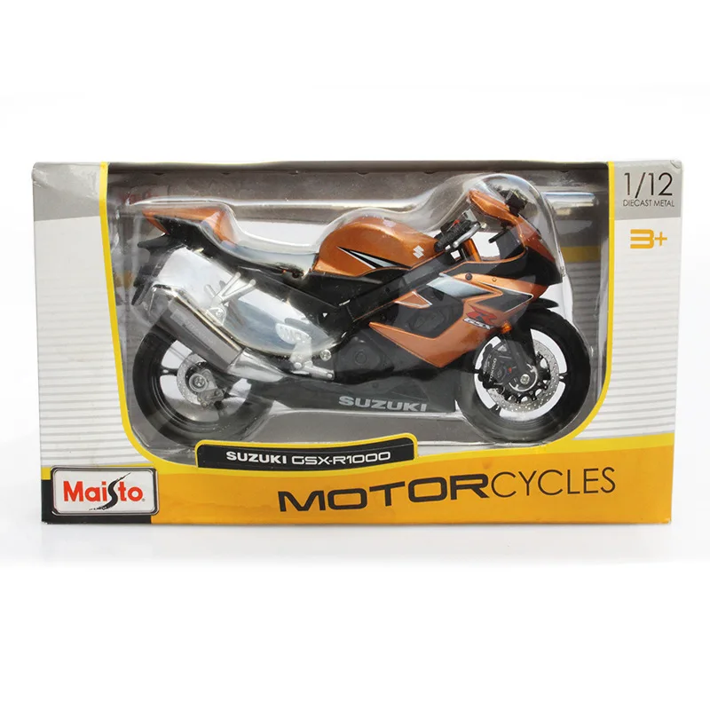 Maisto 1/12 Suzuki GSX R1000 мотоцикл литье под давлением модель игрушки для детей мальчиков