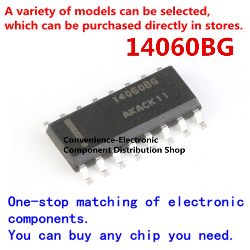 

10PCS/PACK 14060BG SMD SOP MC14060BDR2G SOIC-16 14 level binary counter/oscillator