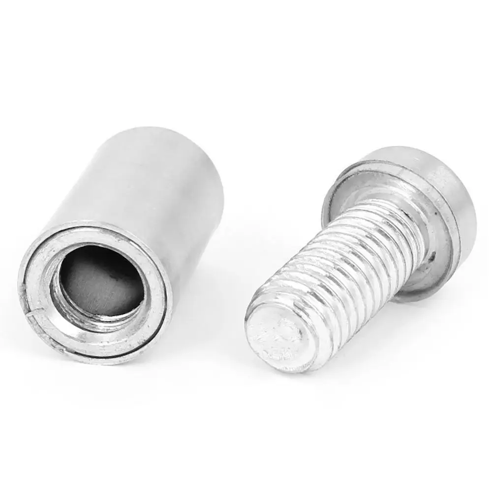 19 мм диаметр Нержавеющая сталь рекламные декоративные стеклянные винты