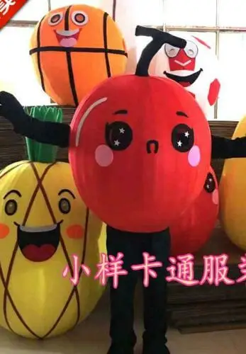 

Fruit Cherry Pineapple Mascot Costume Suits Cosplay Party Game Dress Outfits Advertising Carnival Halloween Xmas Easter Festival