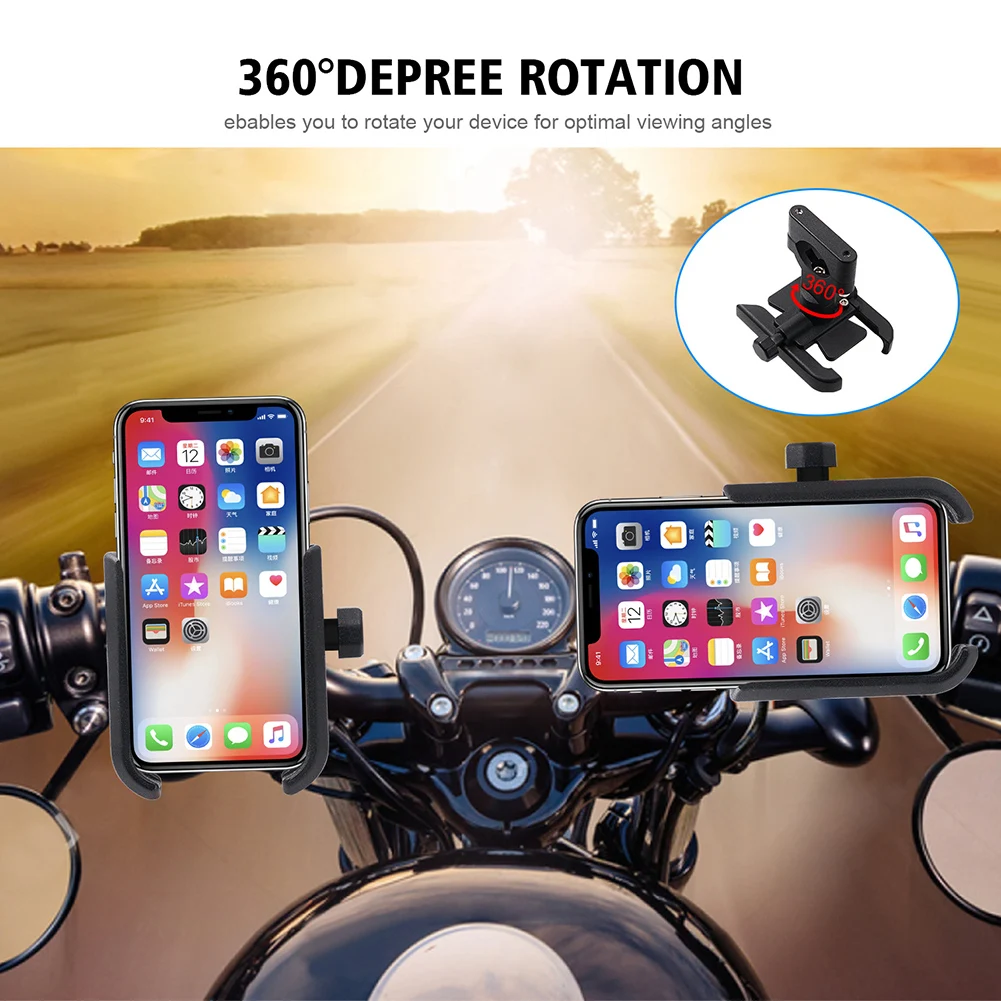 Держатель для мотоцикла с вращением на 360 °|Стойка GPS| |