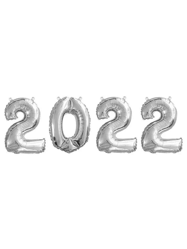 

2022 Number Balloons Large Number 2022 Aluminum Foil Balloons Decorations Balloon Party Supplies For New Year Graduation Birth