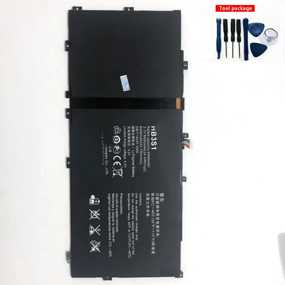 Аккумулятор HB3S1 для планшета Huawei MediaaPad 10FHD 10Link S10 S101U S102U 3 7 в 6600 мАч