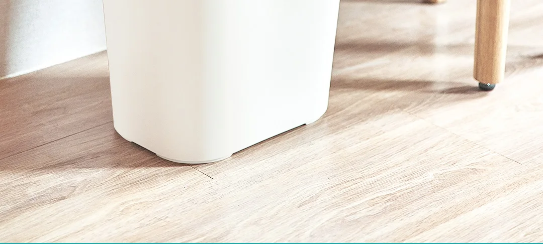 Новая Xiaomi Mijia Youpin двойная крышка сортировочная корзина бежевая сухая и влажная разделительная, пуш-открытая крышка двойная крышка дизайн