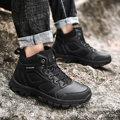 

boots men's Martin top high 49 large size outdoor hiking shoes 48 autumn and winter sports shoes mountaineering shoes tooling si
