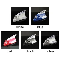 100 new car wind power led anti collision light shark fin antenna warning flash lamp car styling exterior accessories 1pc