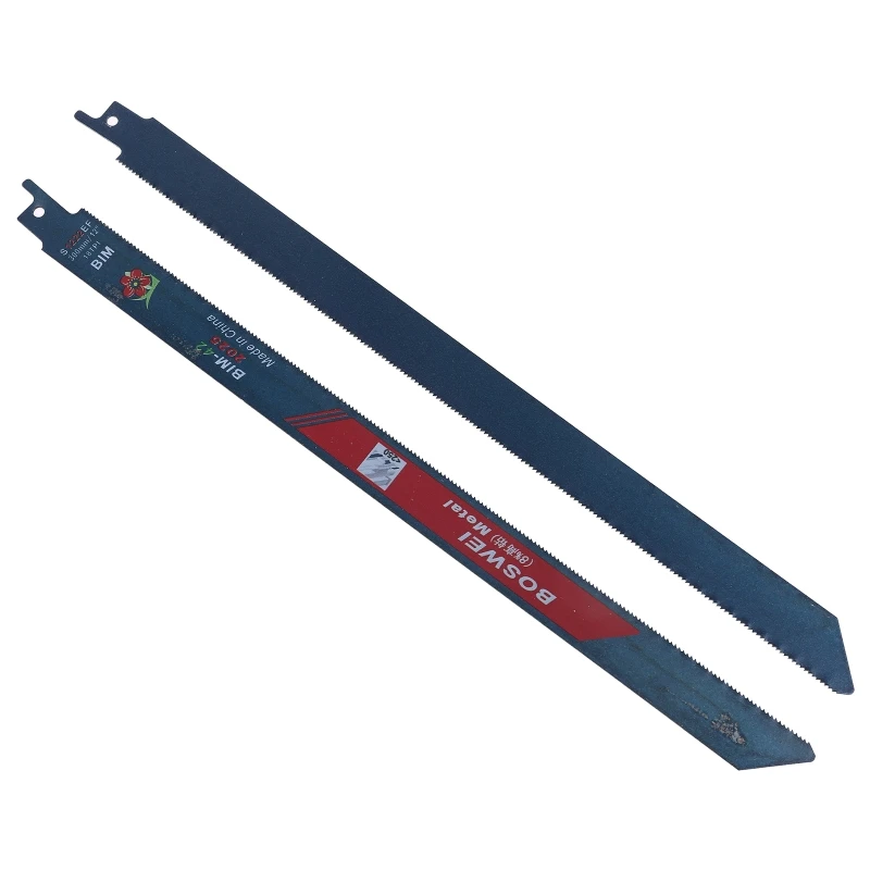 2 шт. 300 мм 18TPI BIM лезвия для сабельной пилы резки металлических алюминиевых листов