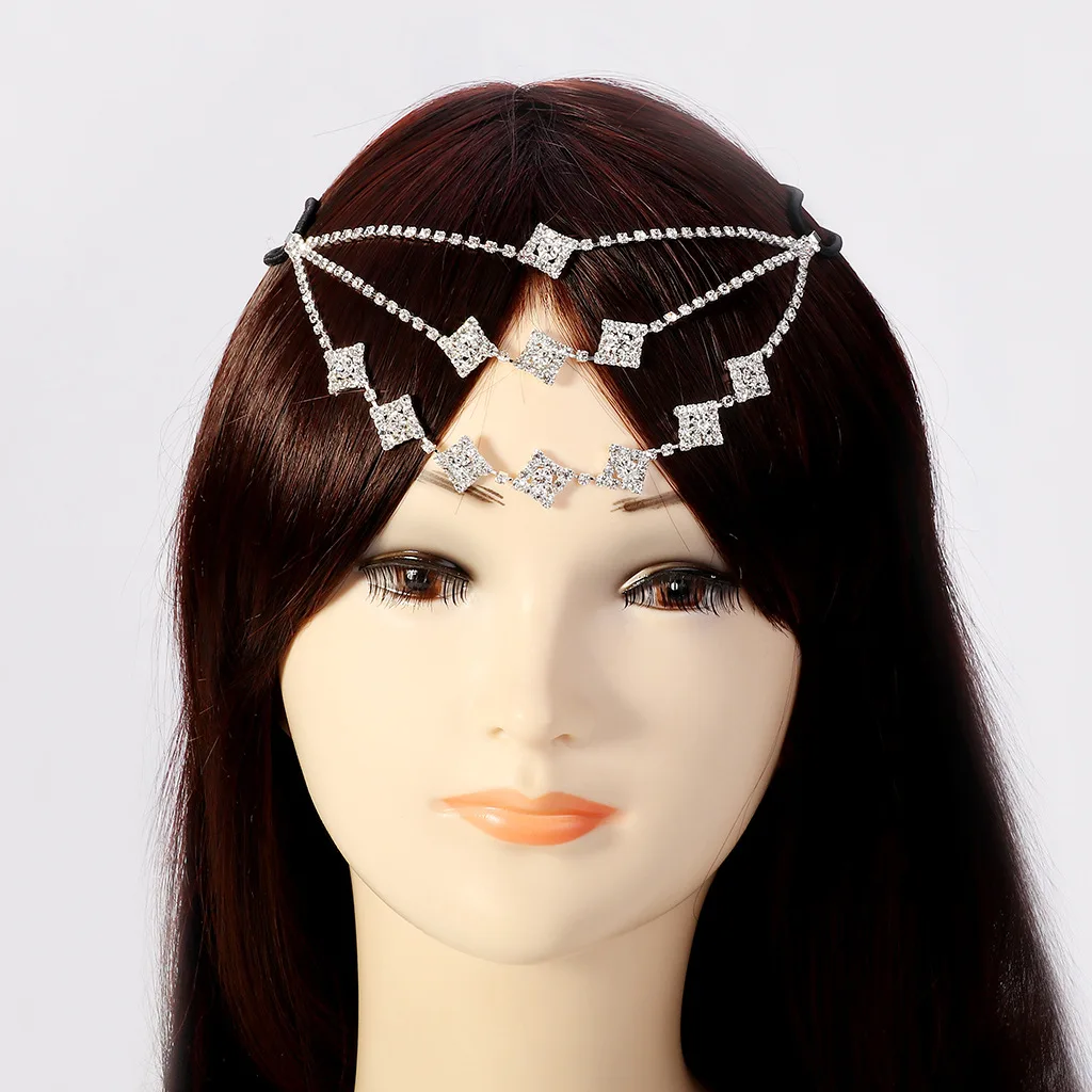 Эластичная веревка Геометрическая повязка на голову головные уборы аксессуары