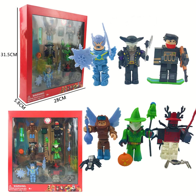 

Robloxing Frost Guard General Headless Horseman Emerald Dragon Master Bigfoot Boarder Apocalypse Rising Model Collection Figures