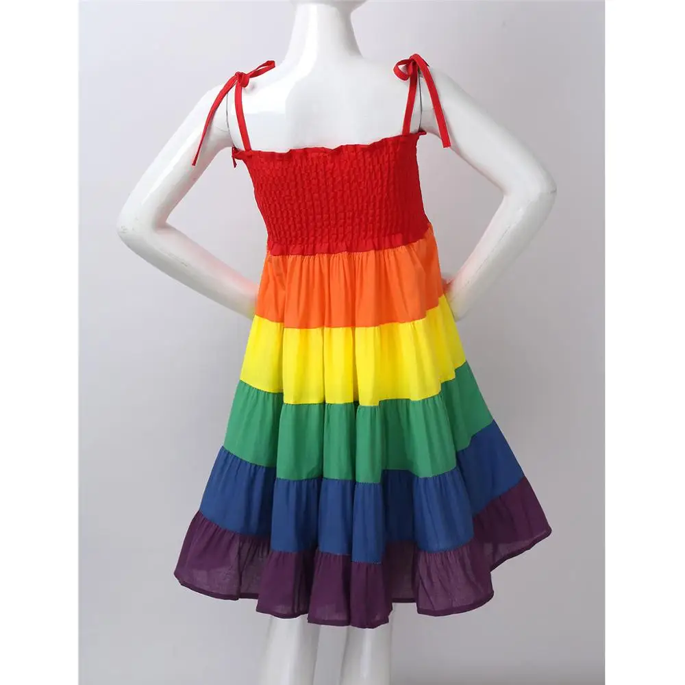 Летнее платье для маленьких девочек Платье принцессы до середины голени на