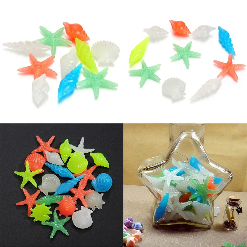 10 шт. высококачественные светящиеся искусственные камни для украшения