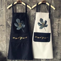 nordic style cooking kitchen apron for woman men chef waiter cafe shop bbq hairdresser backing aprons bibs kitchen accessories
