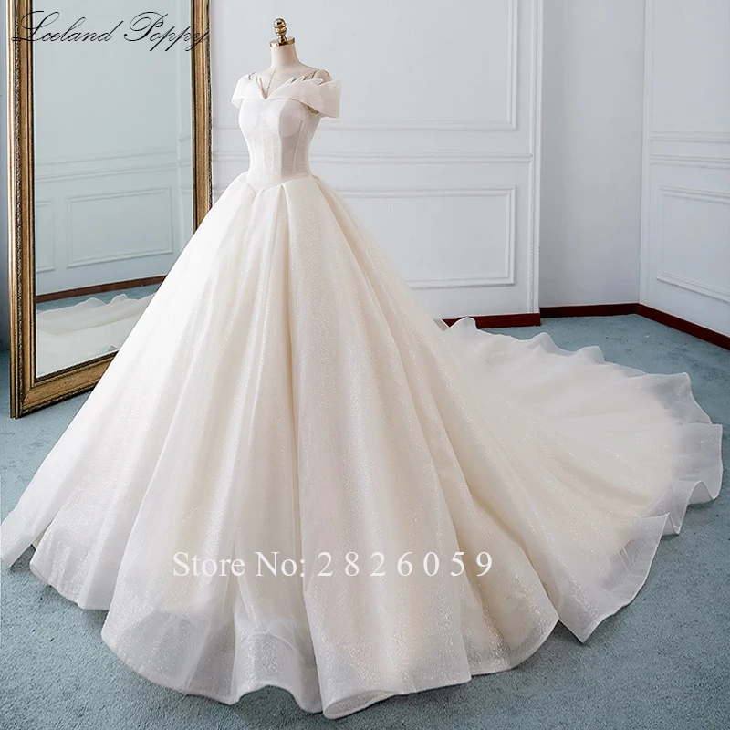 Роскошное блестящее свадебное платье из органзы бальное без рукавов с открытыми