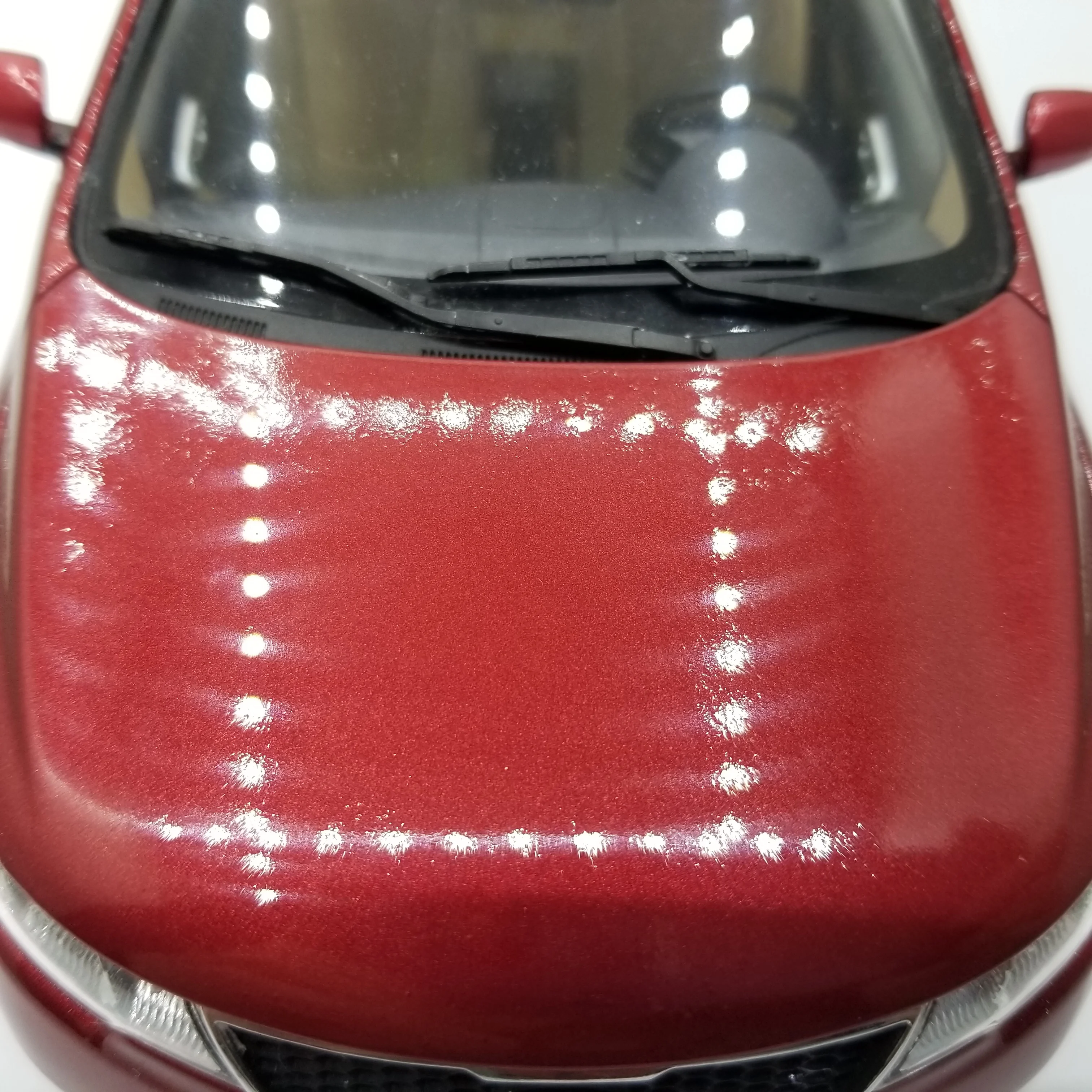 Модель автомобиля 1:18 литая под давлением для Kia Forte 2008 красный (Rash) из сплава