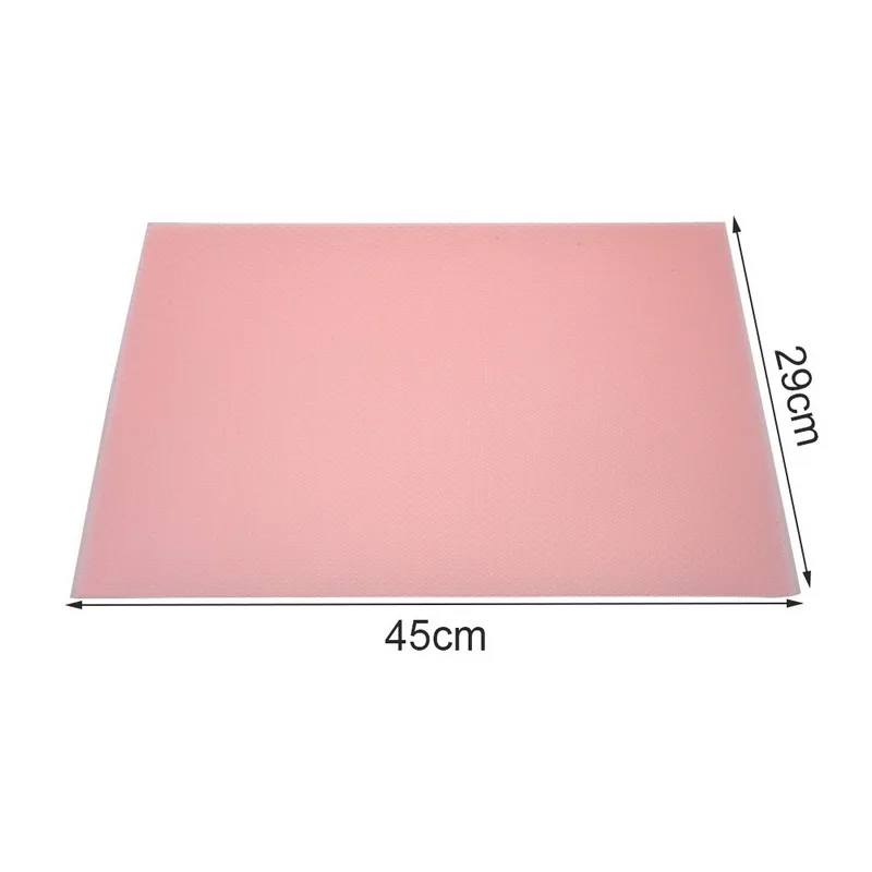 4pc Transparent Pink 4 шт./компл. органайзер для холодильника Водонепроницаемый коврики холодильник Pad антибактериальное обрастания плесени влаги адаптивности Pad Кухня инструмент - Цвет: 4pc Transparent Pink
