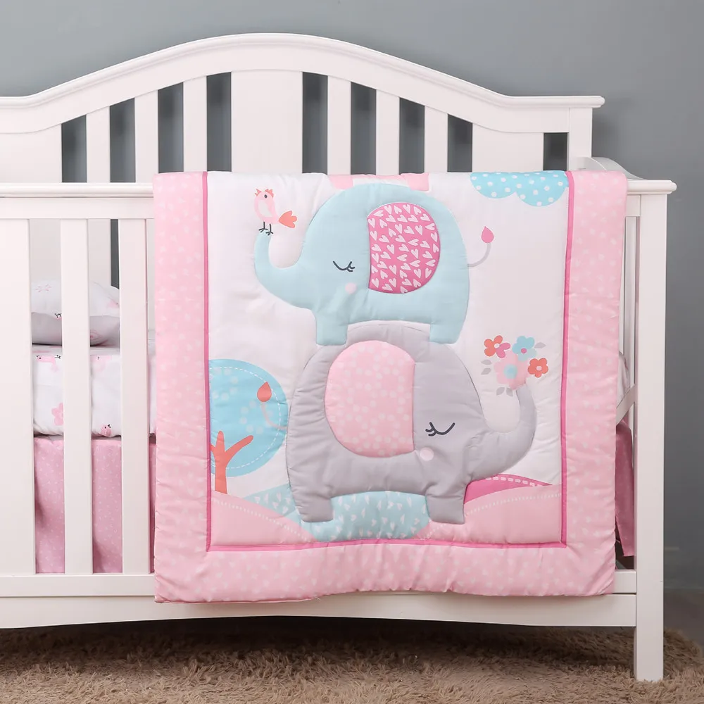 Новинка 2020 Комплект постельного белья для новорожденных девочек кроватки