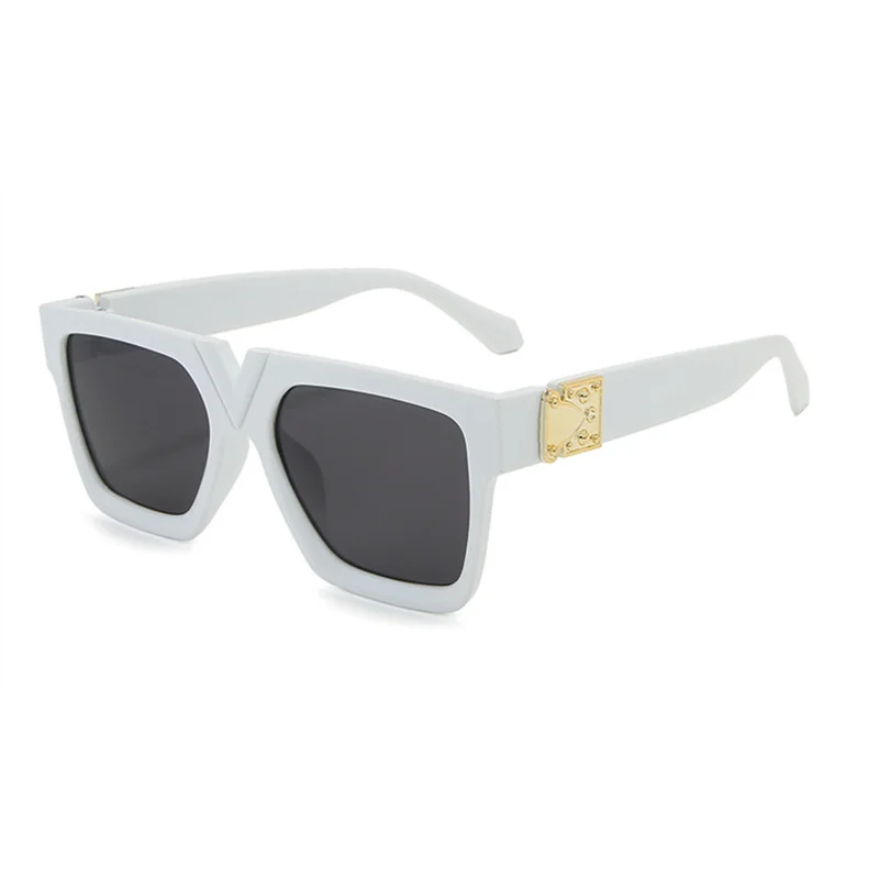 

Oversized Women's Sunglasses 2021 Luxury Brand Vintage Glasses Women/Men Gradient Square Eyewear Women Ocolos Gafas De Sol uv400