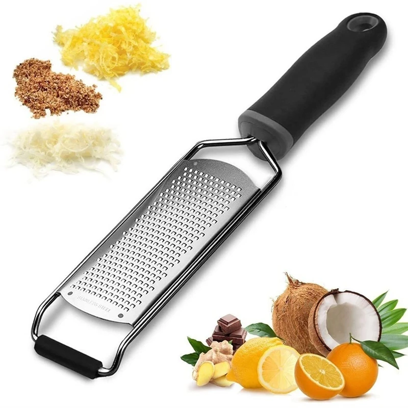 Лучший набор кухонной терки из 2 предметов Ручная грубая терка для сыра и мелкий