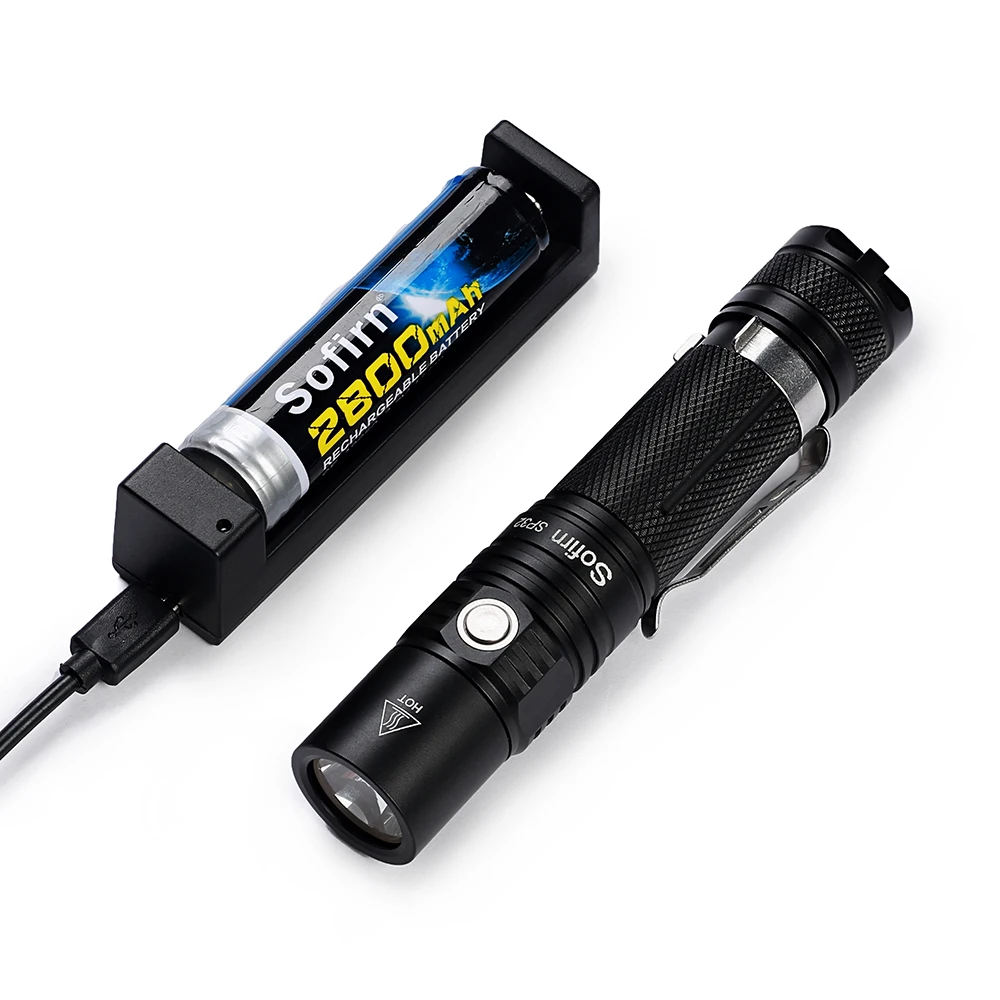 Портативный светодиодный фонарь Sofirn SP32 18650 Cree XPL2 1000 светильник с высоким люменом 6