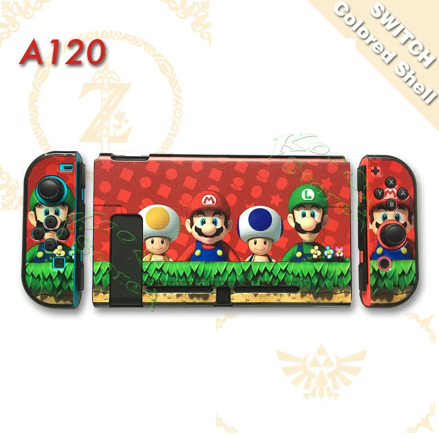 A120 Защитный цветной чехол-накладка для консоли Nintendo doswitch, чехол-накладка для Nitendo Switch PokeBall - Цвет: A120