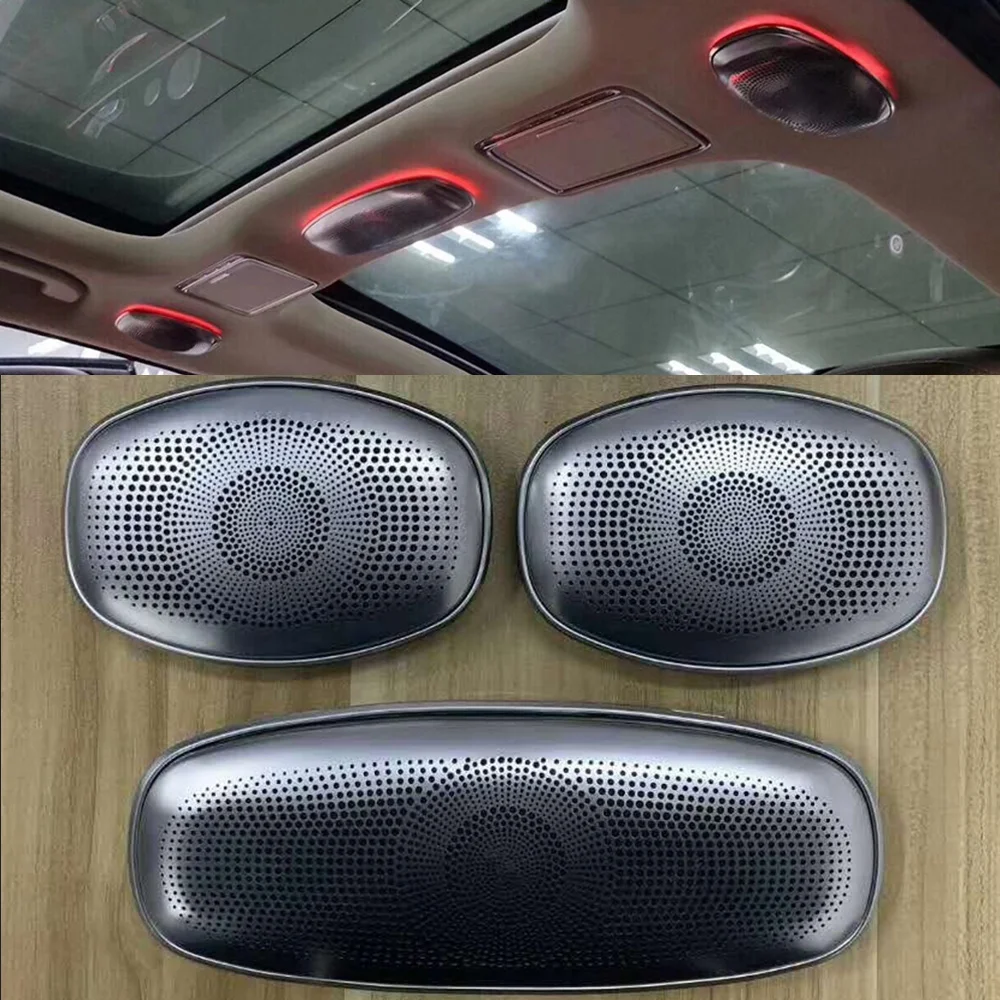 

For Mercedes-Benz S-Class W222 Ambient Light LED Car Dashboard Console AC Condition Air Vent Outlet Turbine Ceiling Cover Lamp