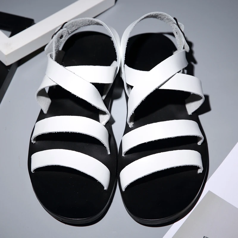 

Sandalen Heren Sandals Shoes Men Summer Sandalias Para Hombre Slide Roman Sandalia Masculino Masculina Sandalet Erkek Beach