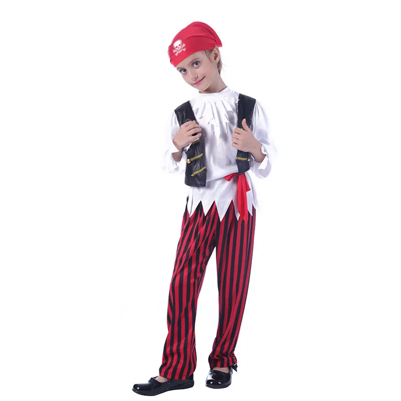 Детские карнавальные костюмы милый костюм пирата для мальчиков и девочек
