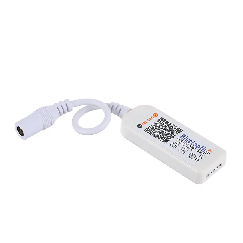 DC5V 24V RGBW Bluetooth светодиодный смарт контроллер для светодиодов 5050 3528 ленточный