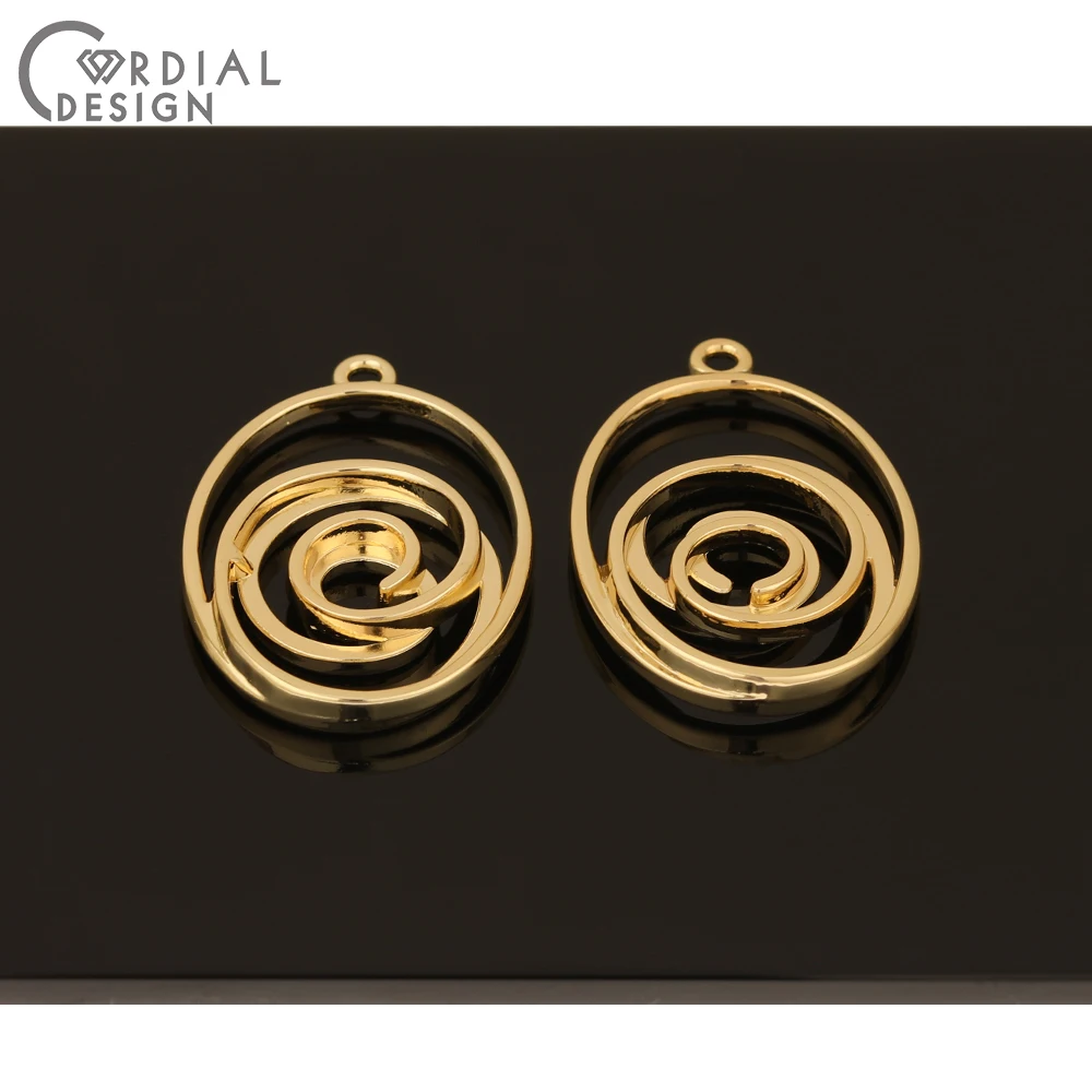 

Cordial Design 100Pcs 24*36MM Jewelry Accessories/Oval Shape/Charms/DIY Making/Earrings Pendants/Jewelry Findings & Components
