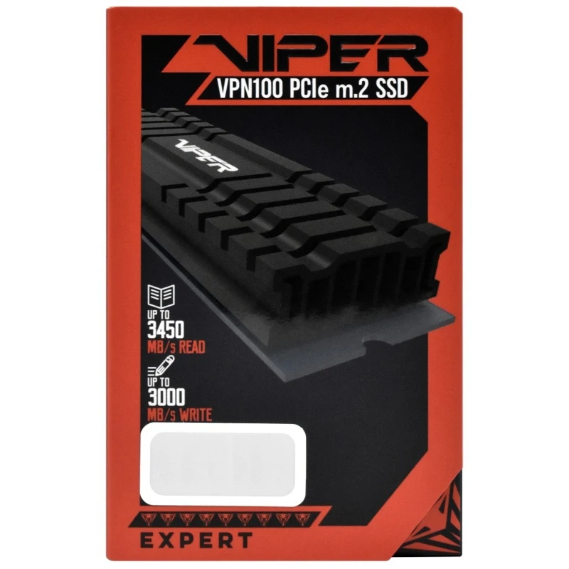 Твердотельный накопитель Patriot Viper VPN100 2TBM28H SSD M.2 2.0Tb PCI Ex4|Внутренние твердотельные