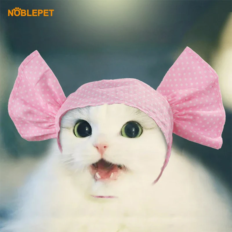 Noblepet забавная Милая бейсболка с кошкой эластичная Регулируемая карамельный