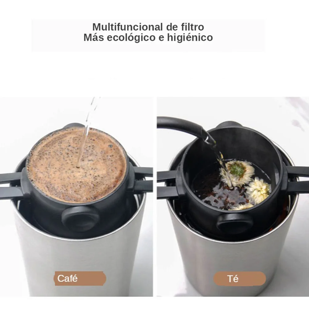 Складная капельная Кофеварка из нержавеющей стали фильтрующая воронка горшок