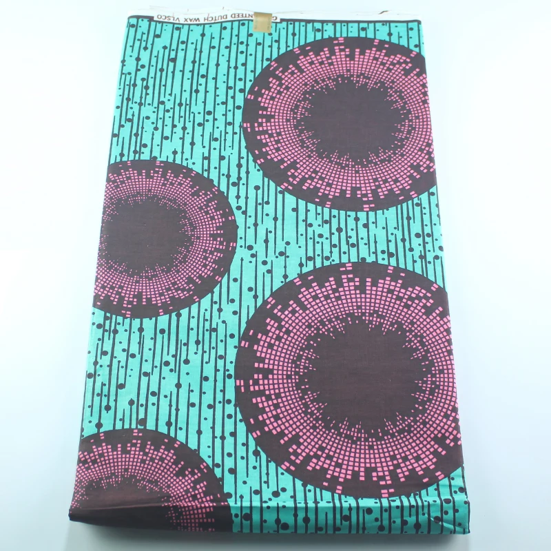 100% хлопок настоящий воск высокое качество ткань Анкара Африканский материал для