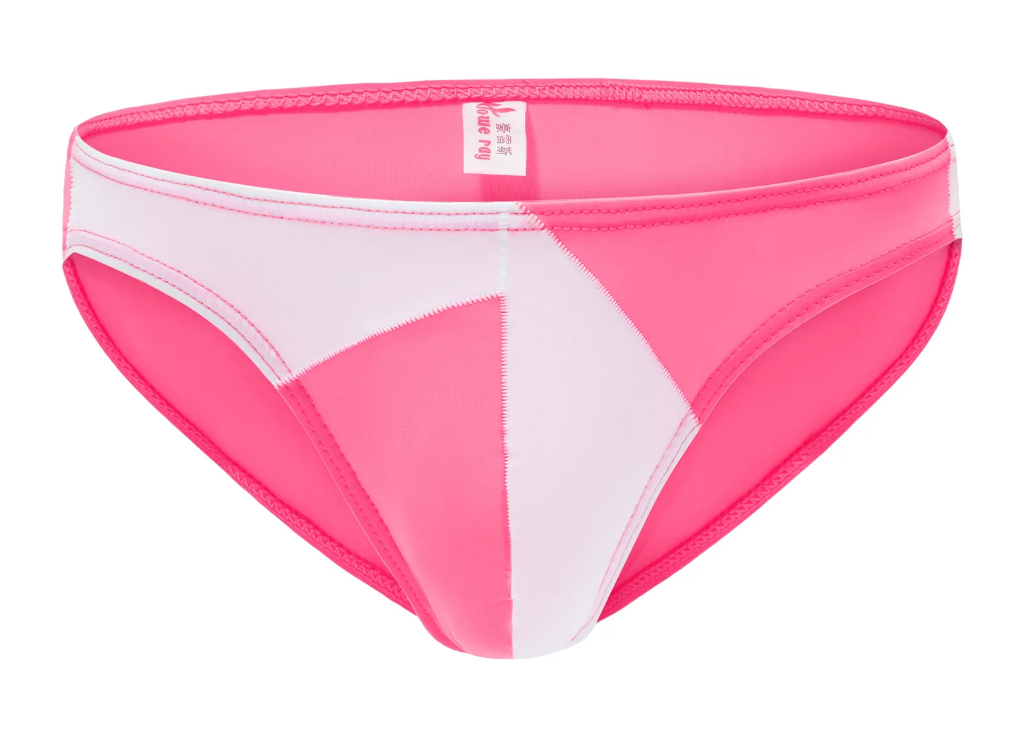 2019 бренд с разрезом Для мужчин трусы для геев из пикантной гладкой шелковые