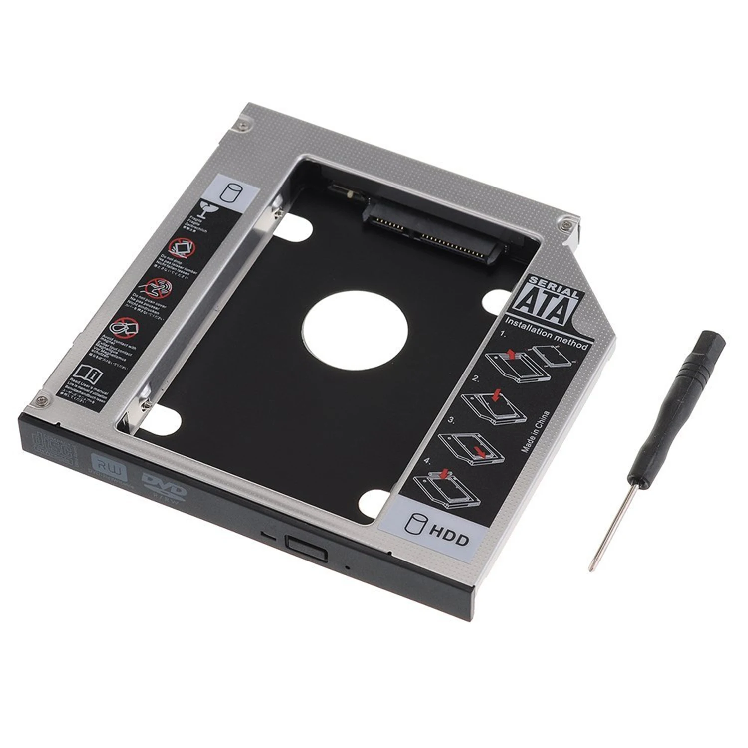 Bevigac 2 5 дюймовый й SSD жесткий диск HDD Caddy адаптер Bay 9 мм SATA к для HP Dell Acer BenQ ASUS Lenovo