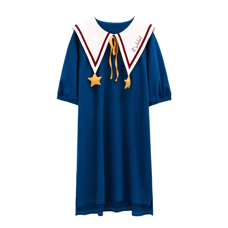 

Sexy Sleepwear Summer Plus Size Nighty for Ladies Women Nightgown Cute Night Gown Sexy Nightwear Cotton Nightgown For Women