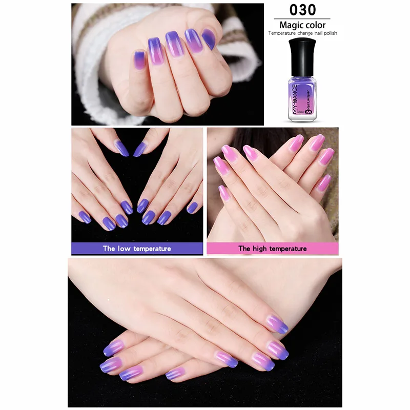 Горячая водная Температура Изменение цвета лак для ногтей нетоксичный