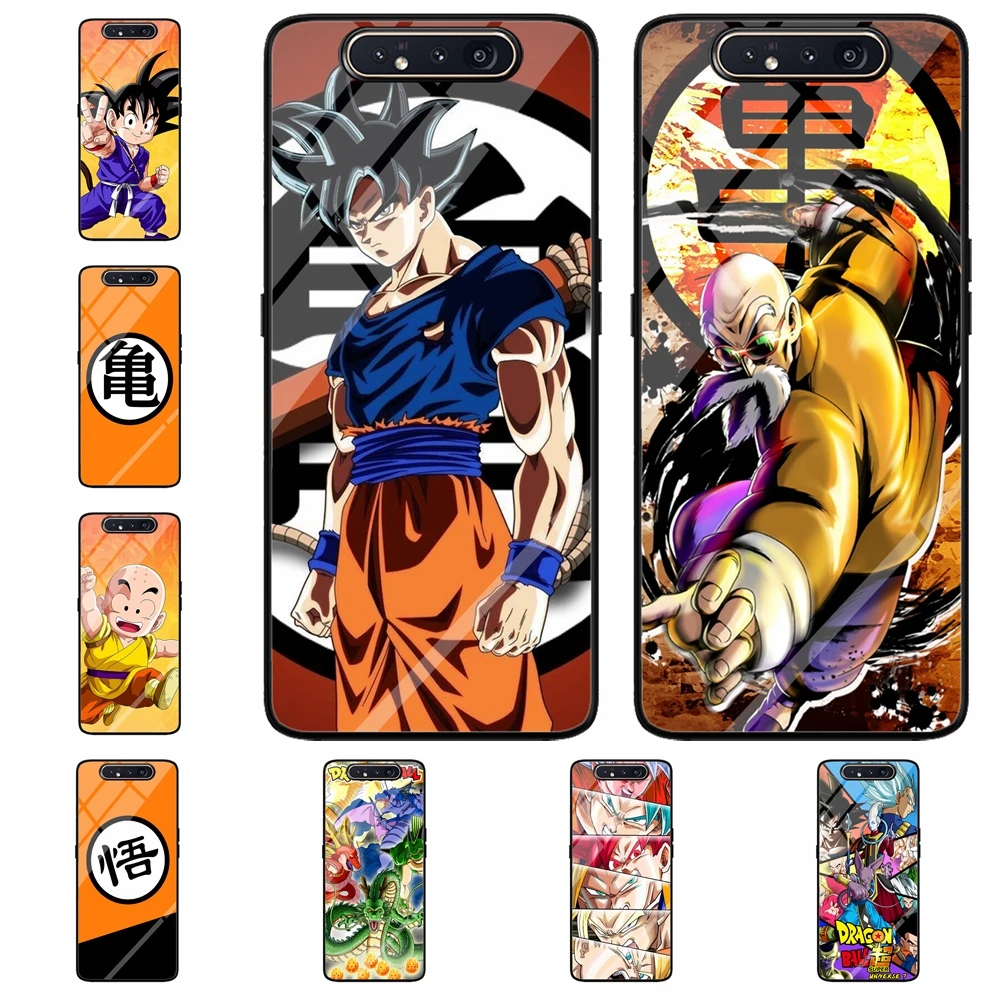 Dragon Ball Z Супер чехол из закаленного стекла для телефона samsung Galaxy A80 A805FD SM-A805FD 6 7