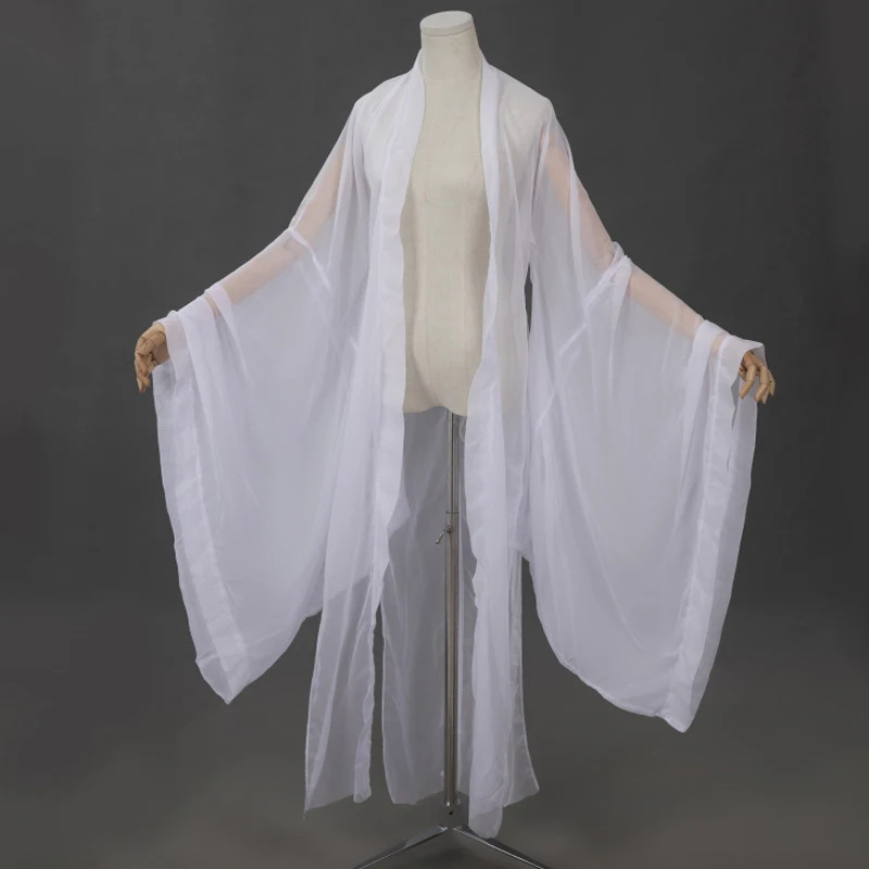 Disfraz de Hanfu para adultos, abrigo tradicional chino de hada blanca para mujer, ropa de baile clásico, Festival de baile folclórico, NV14195