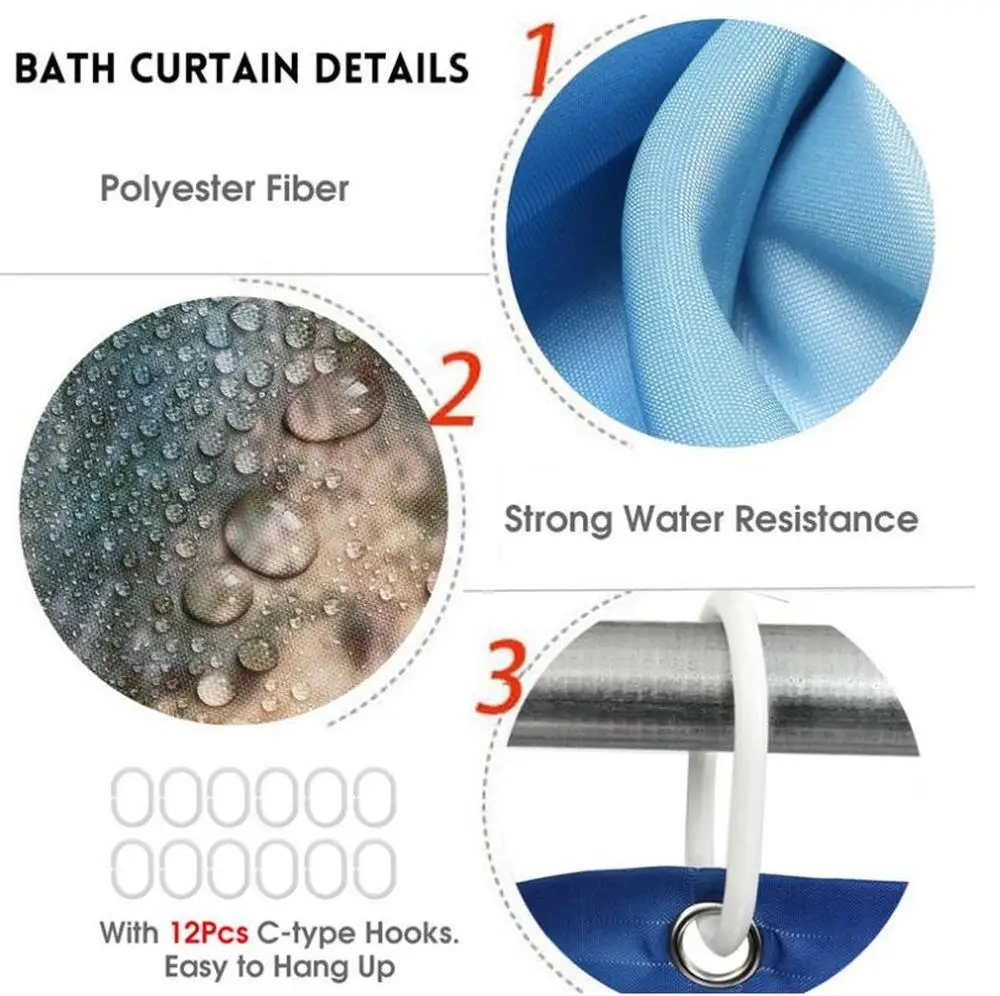 

71x71'' Bird Pattern Bath Curtains Peacock Shower Curtain Set with Bath Mat 4 Piece Carpet Toilet Cover for Bathroom Home Decor
