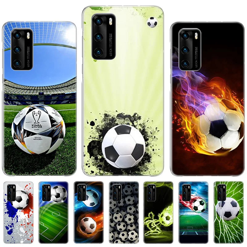 

Football Case For Huawei Honor 8X 10 lite 20 20S 30 30S 50 50SE Pro Y5 Y6 Y7 2019 P Smart Z 2021 Fundas Cover Coque
