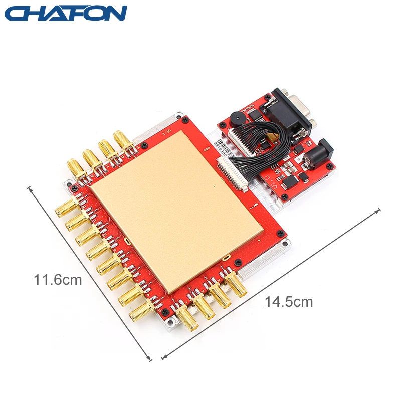 Чип CHAFON impinj r2000 модуль считывания УВЧ rfid шестнадцать антенных портов для склада и