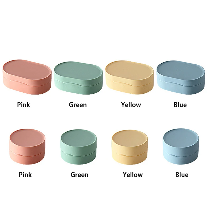 

1PC Soap Box Colors Bathroom Home Shower Hiking Holder Container Soap Organizer Leakproof Portable